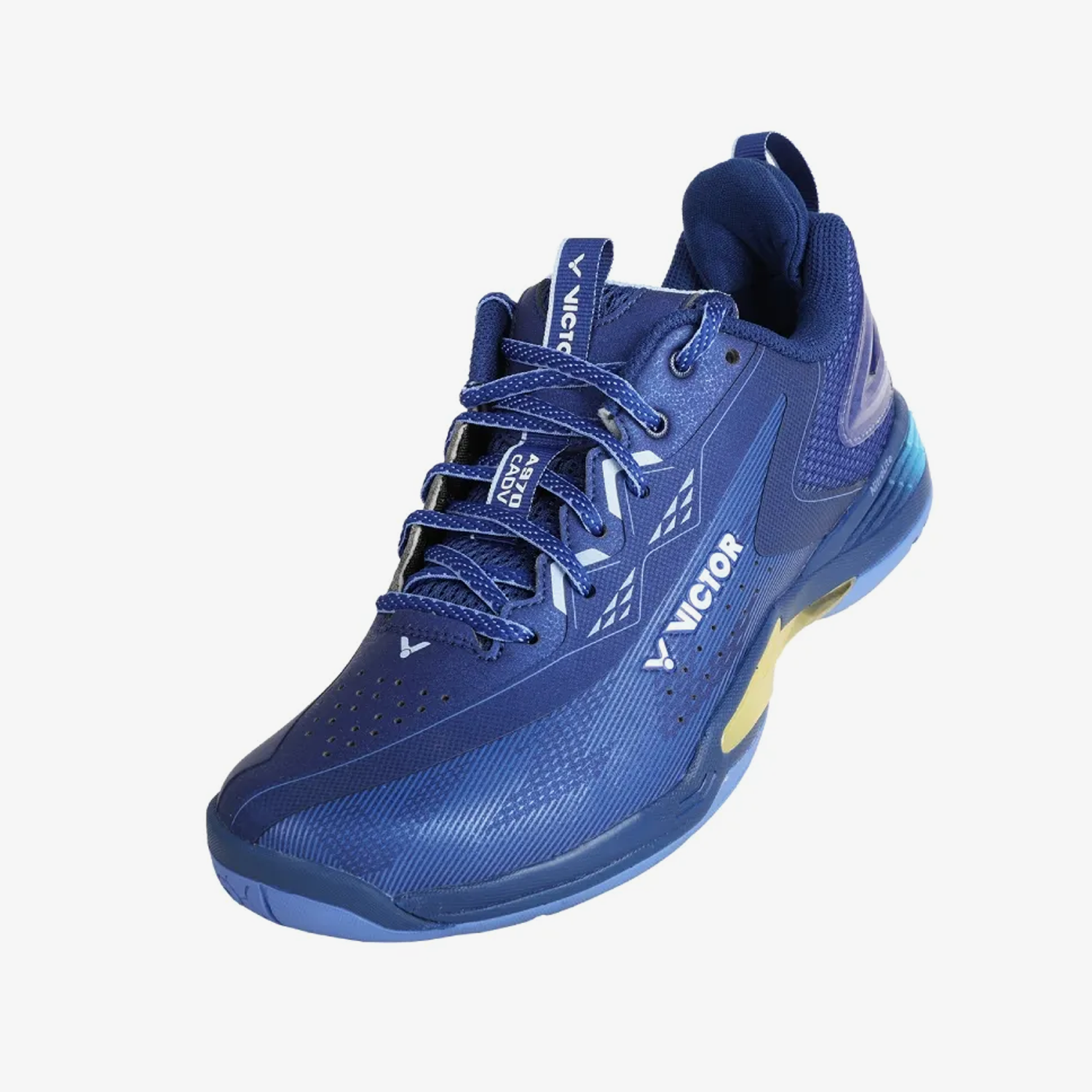 Victor A970cADV-B Court Shoe (Medieval Blue)