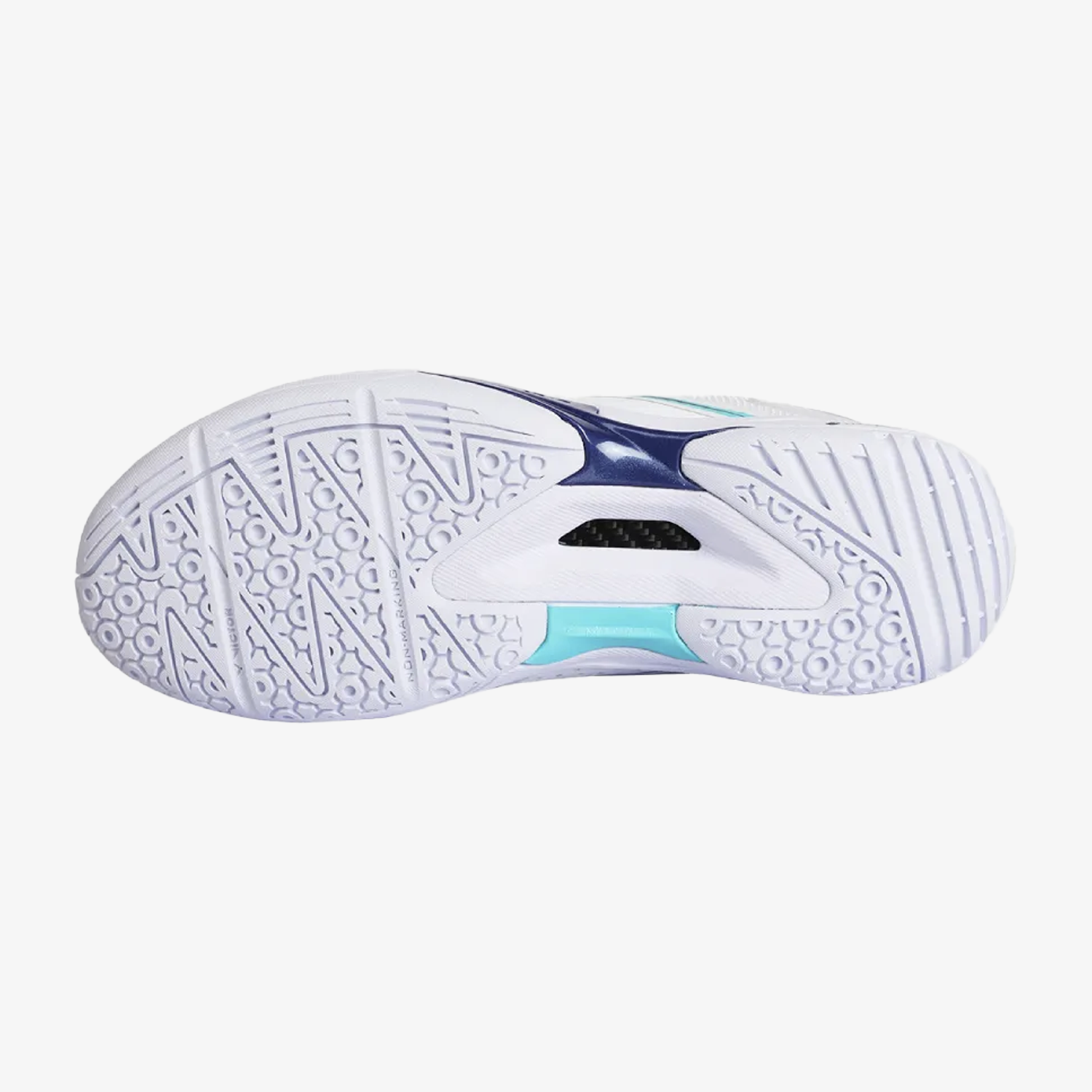 Victor A970cHP-AB Court Shoe (White/Spectrum Blue)