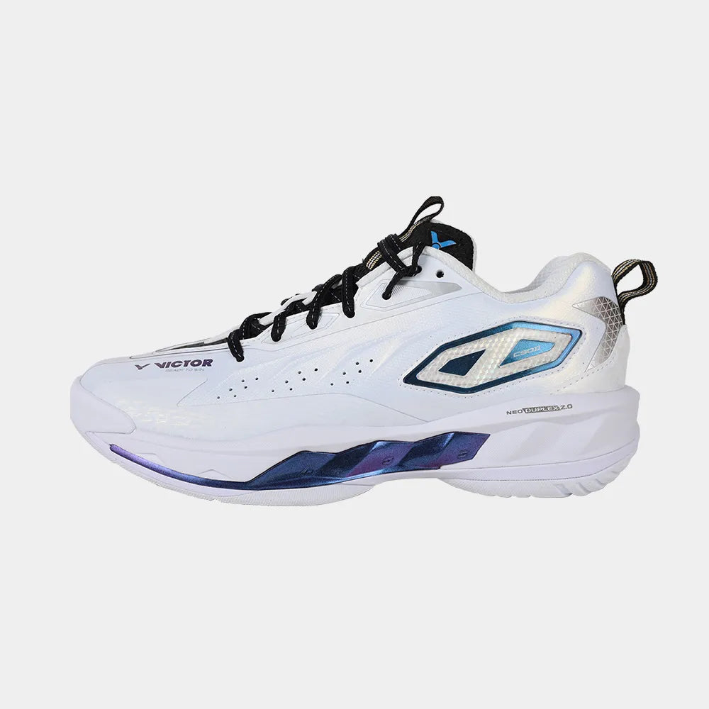 Victor C90II-AC Court Shoe (White/Obsidian Glow)