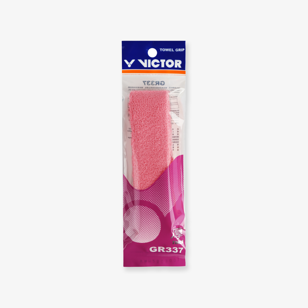 Victor Capsule Collection Thick Towel Grip GR337CPS-I (Flamingo Pink)