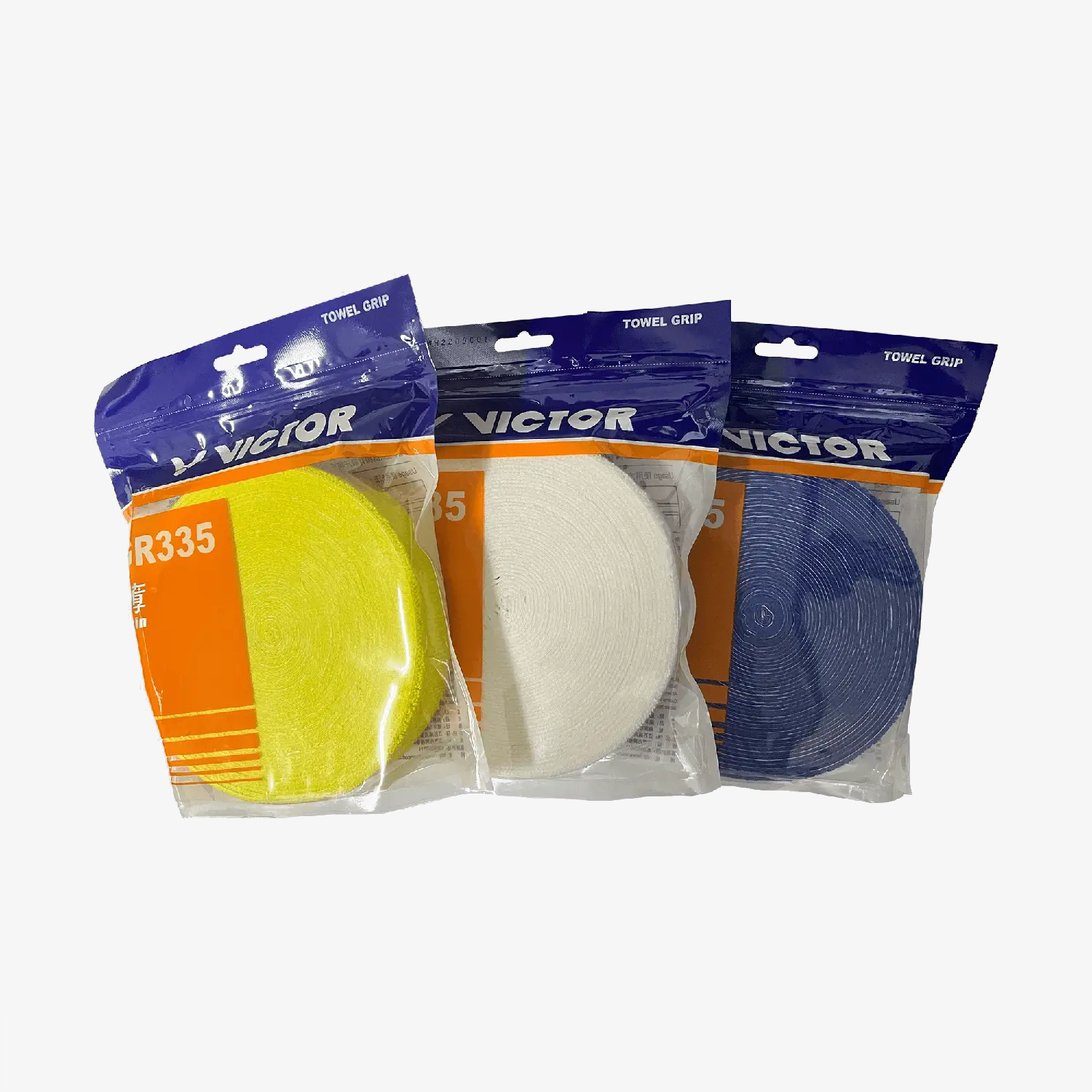 Victor Racket Yellow Victor GR335 Thin Tower Grip Roll - JoyBadminton