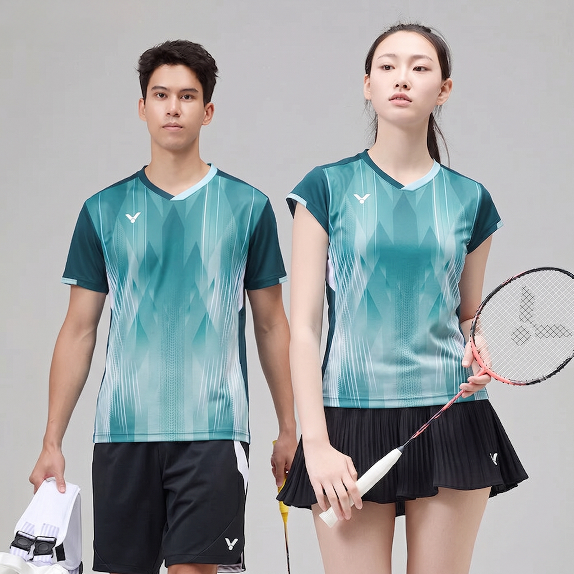 Victor Matching Tournament Shirts T-60002TD + T-61002TD (Spruced-Up)