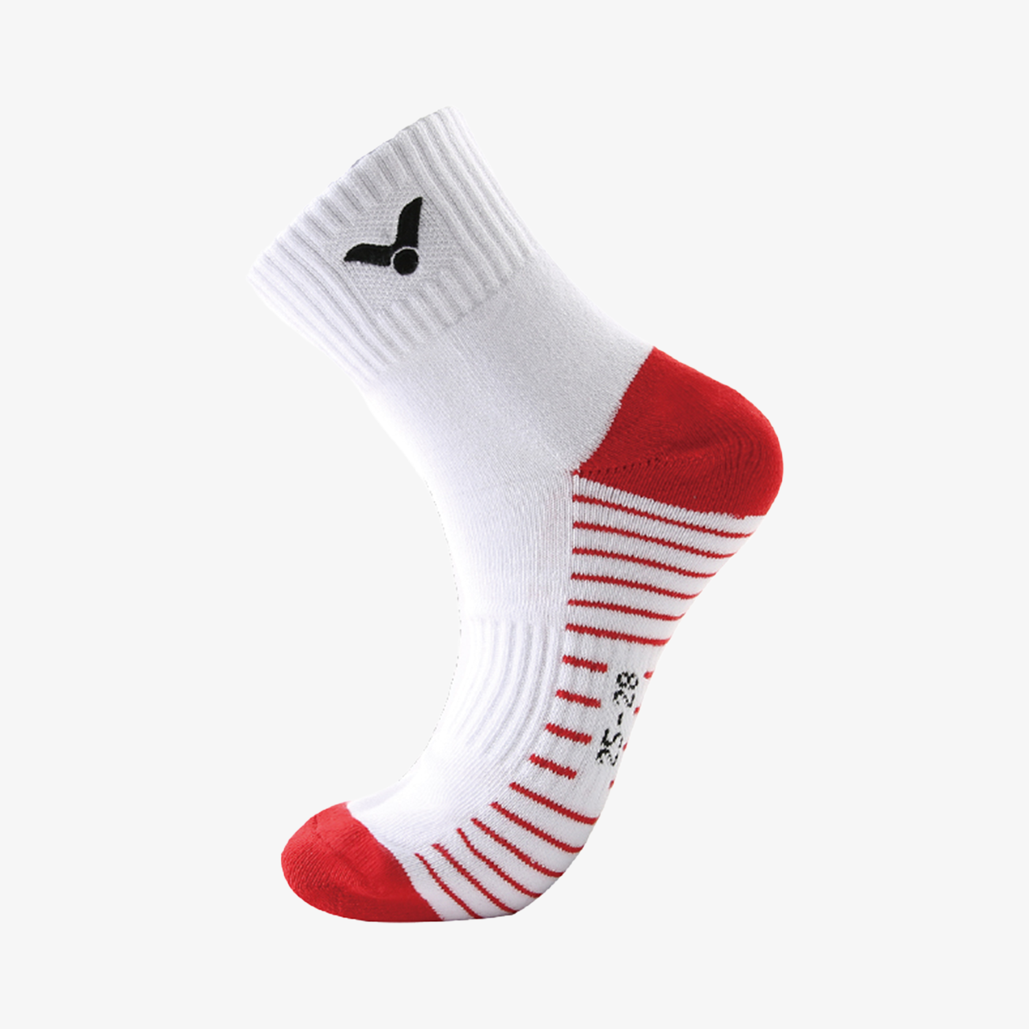 Victor Men's Sports Socks SK151 D (White/Red)