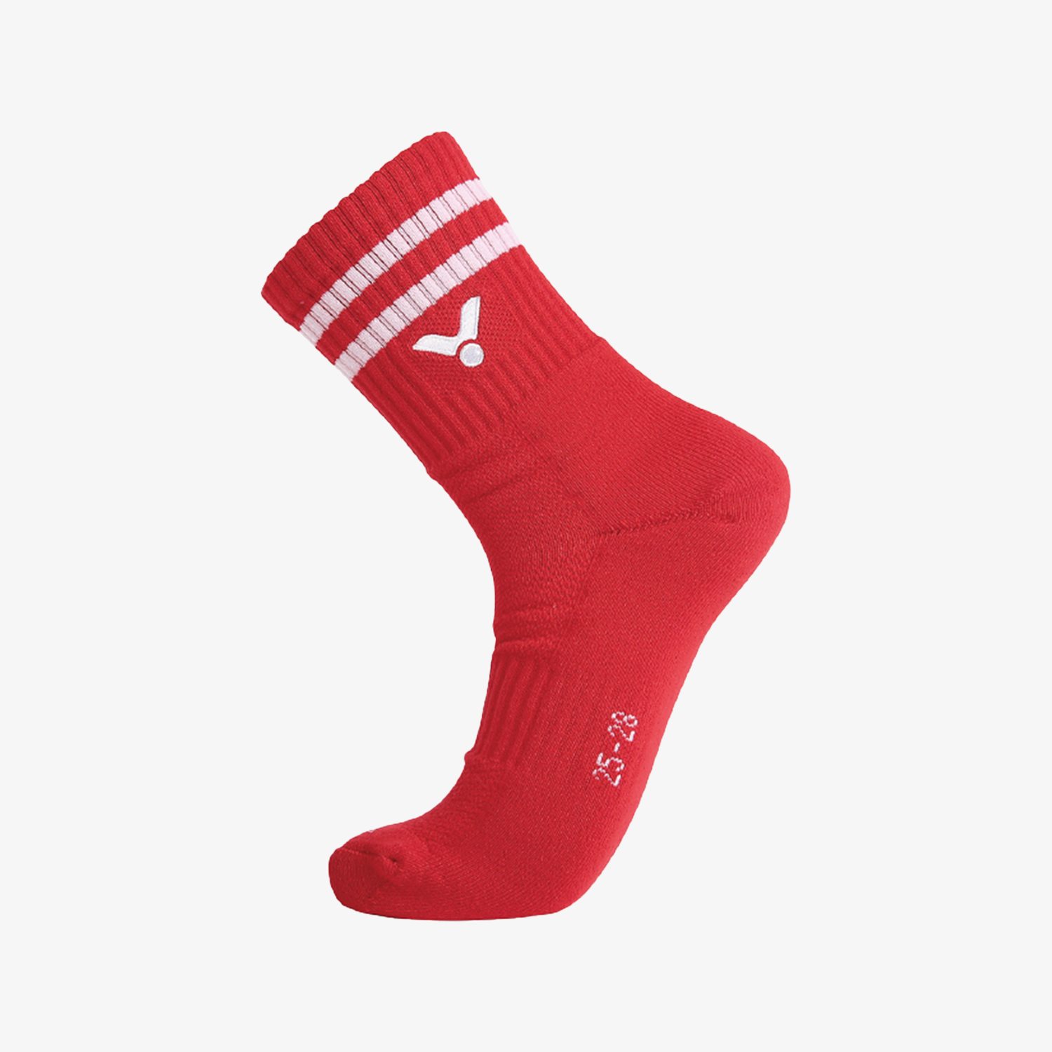 Victor Color:red Victor Men's Sports Socks SK155 (Red) - JoyBadminton