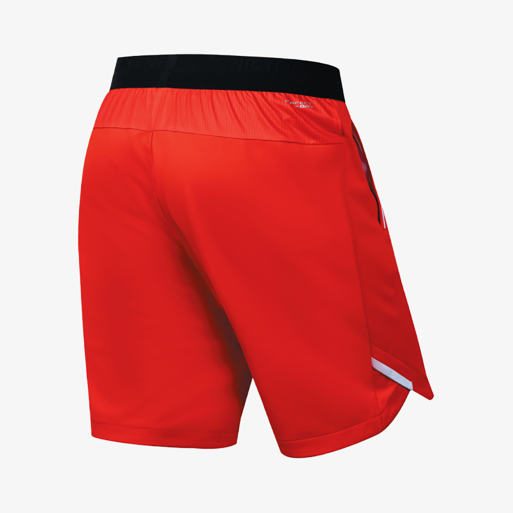 Victor Unisex Knitted Sports Shorts R-50200D (Fiery Red)