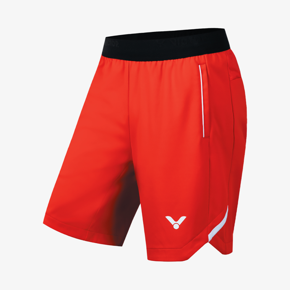 Victor Unisex Knitted Sports Shorts R-50200D (Fiery Red)
