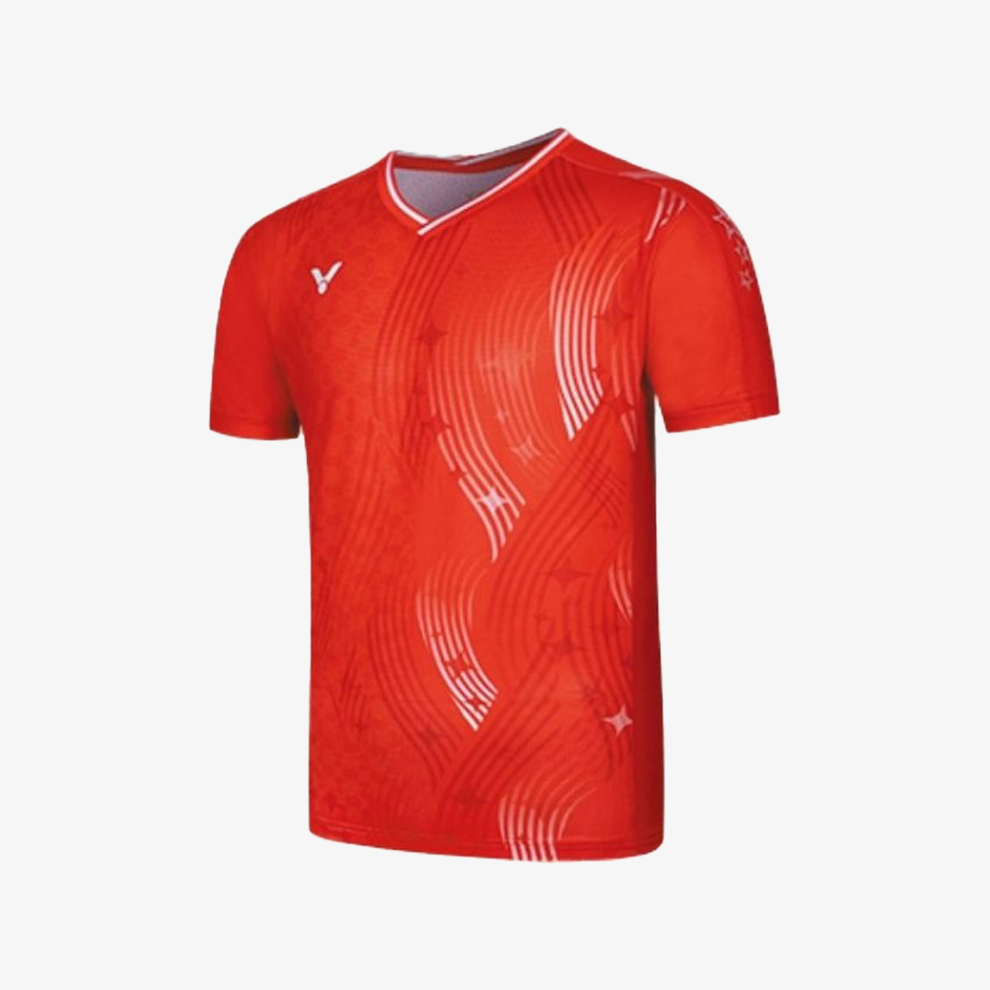 Victor Unisex T-Shirt T-55080D (Red) – JoyBadminton
