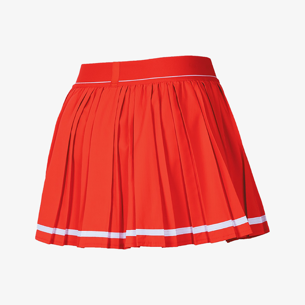 Victor Women's Knitted Sports Skirt K-51300D (Fiery Red)