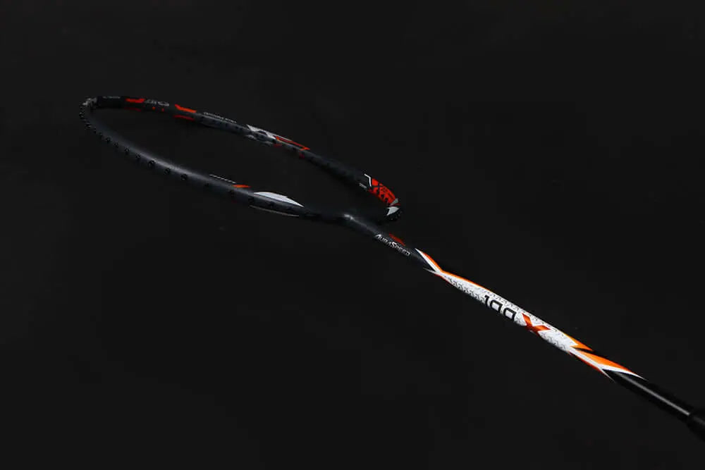 Victor AuraSpeed 100X (ARS-100X) Tilted Racket View