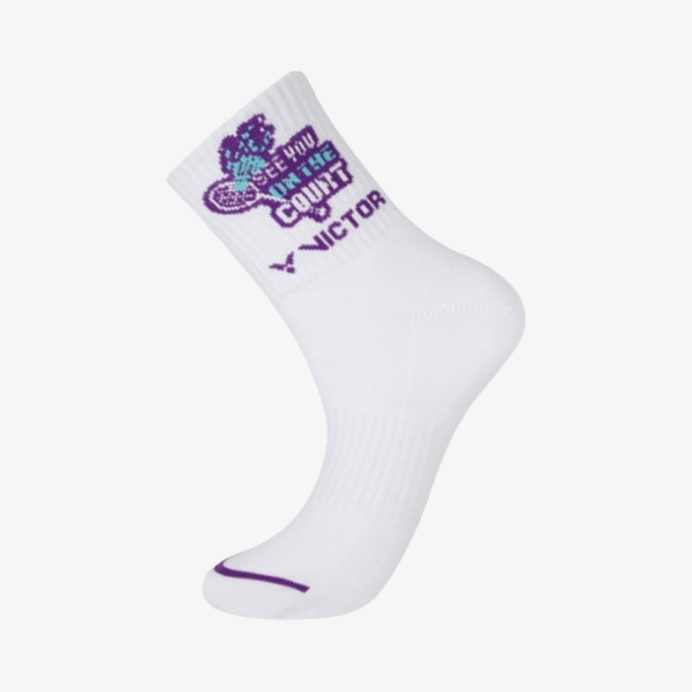 Victor Men's Sport Socks SK1013-A-L (White)