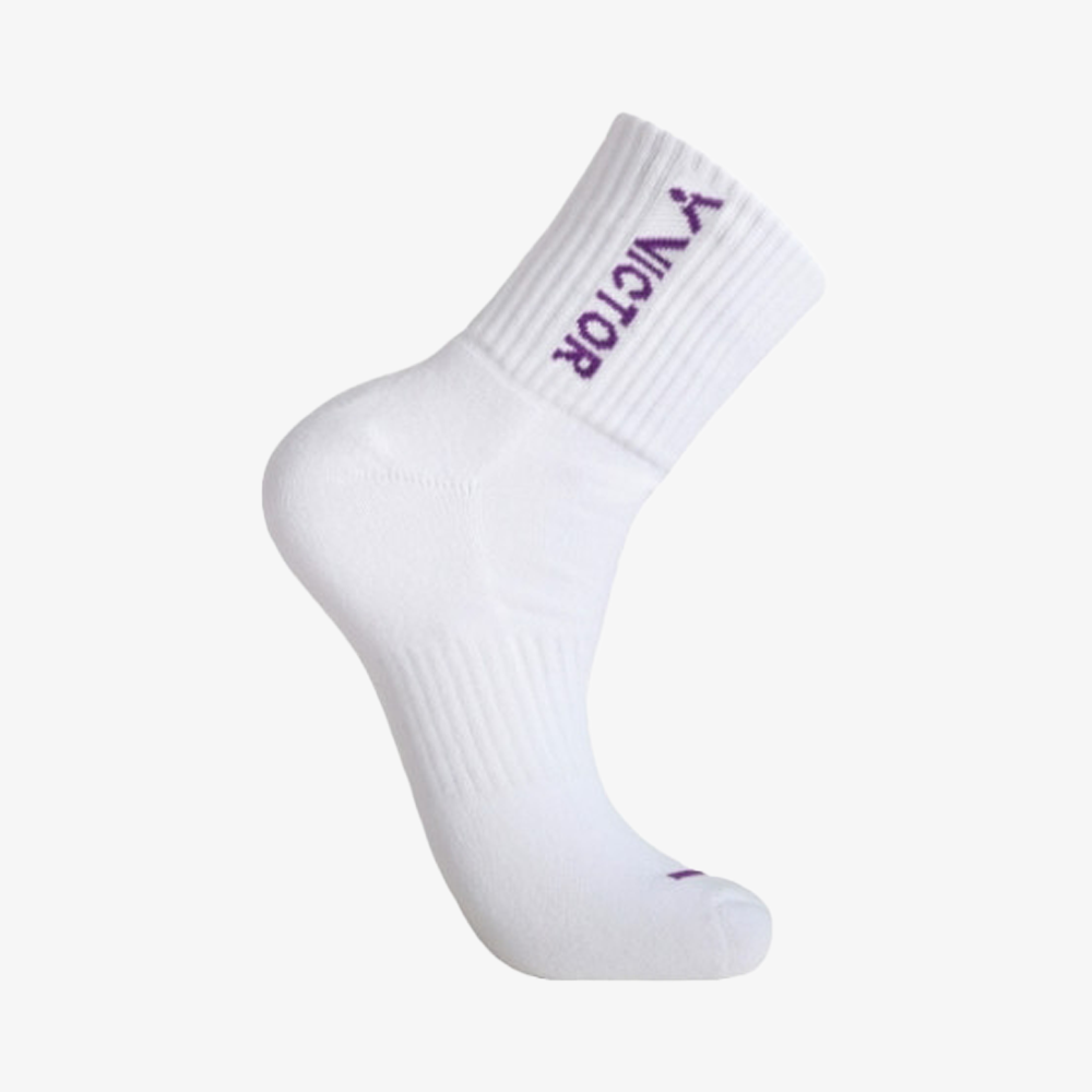 Victor Men's Sport Socks SK1013-A-L (White) Letter View