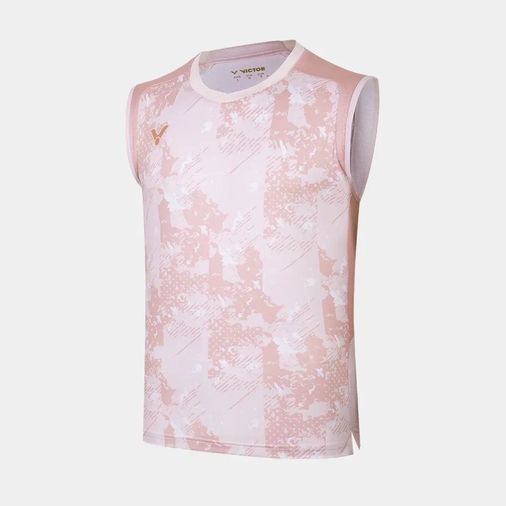 Victor Unisex Knitted Sleeveless T-Shirts T-65001-I (Rose Cloud)