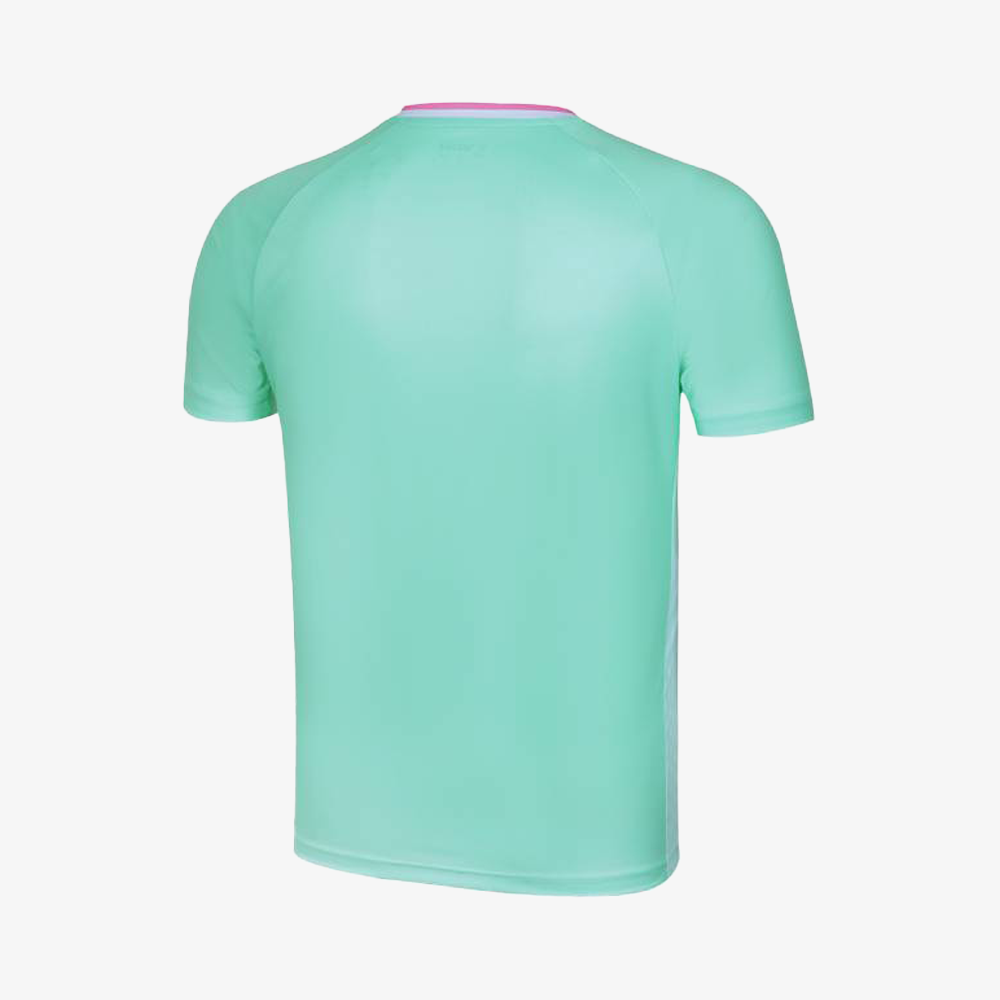 Victor Unisex T-Shirt T-50010G (Granny Smith Green) Back Side View