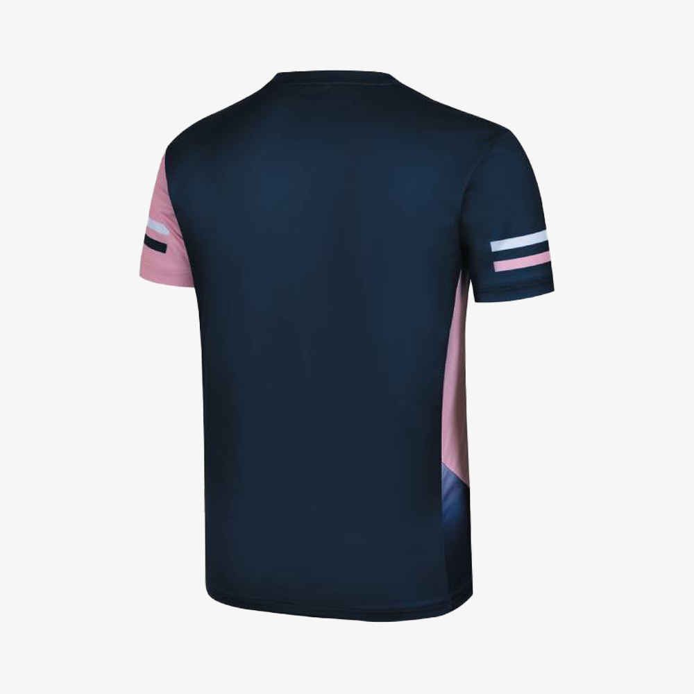 Victor Unisex T-Shirt T-50018B (Ultra Marine) Back Side View