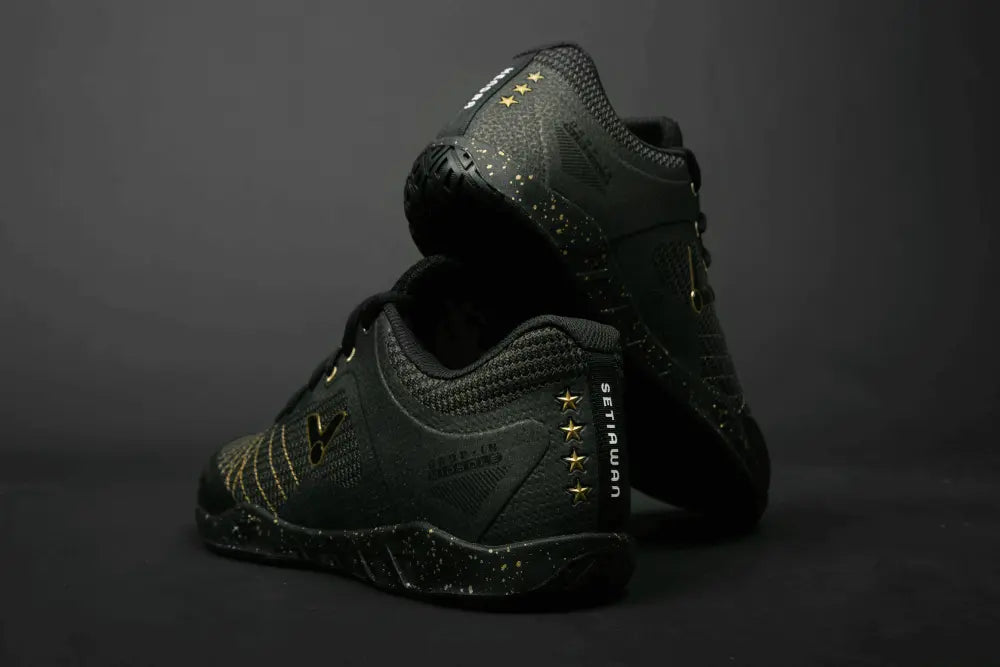 Victor VGHS CX Hendra Setiawan Edition (Black Gold) Behind View