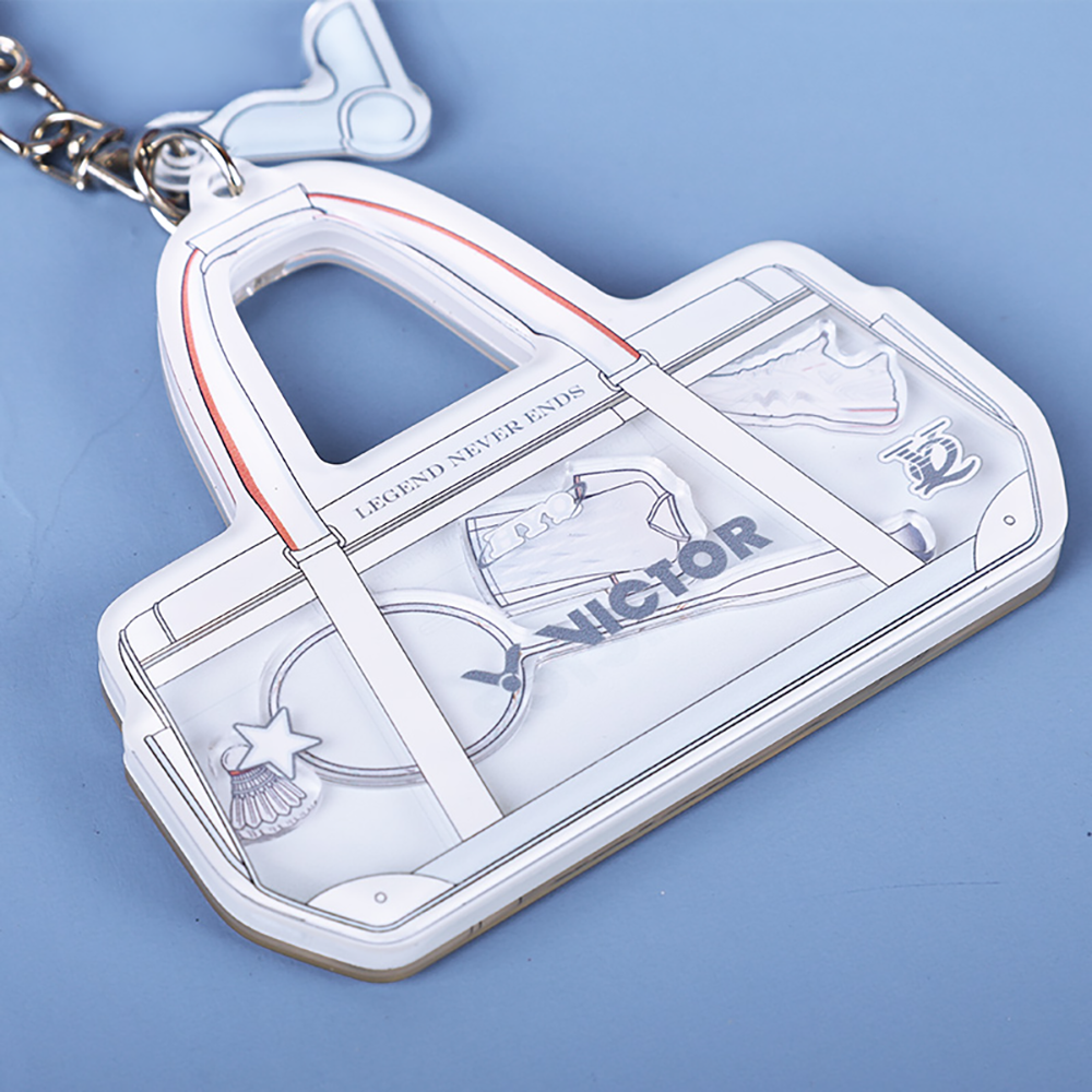 Victor x HYQ Collection 2.0 Bag Charm PG6041HYQ-A (Bright White) (COMING SOON)