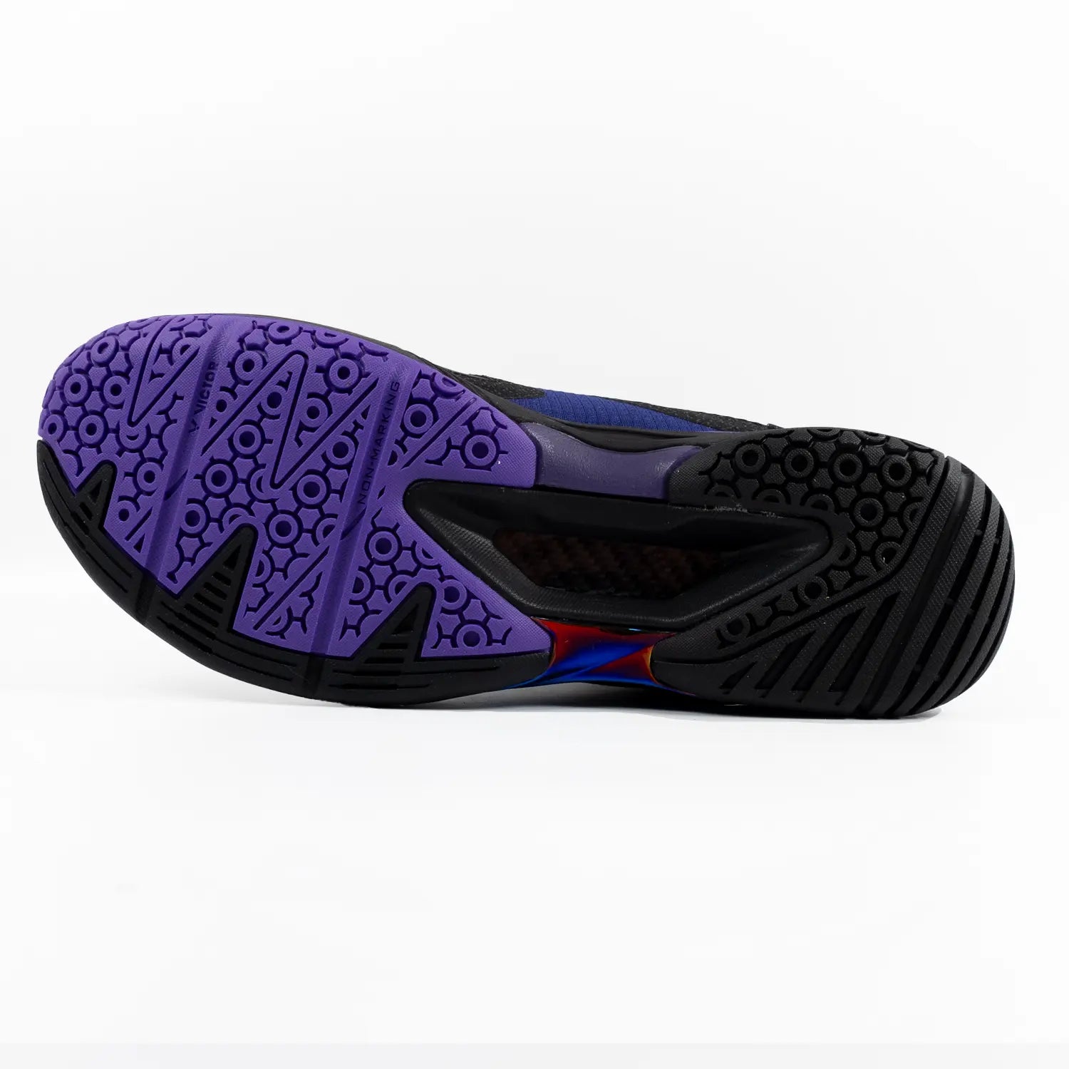 Victor x LZJ A970ACE C (Black/Purple) Bottom Sole View