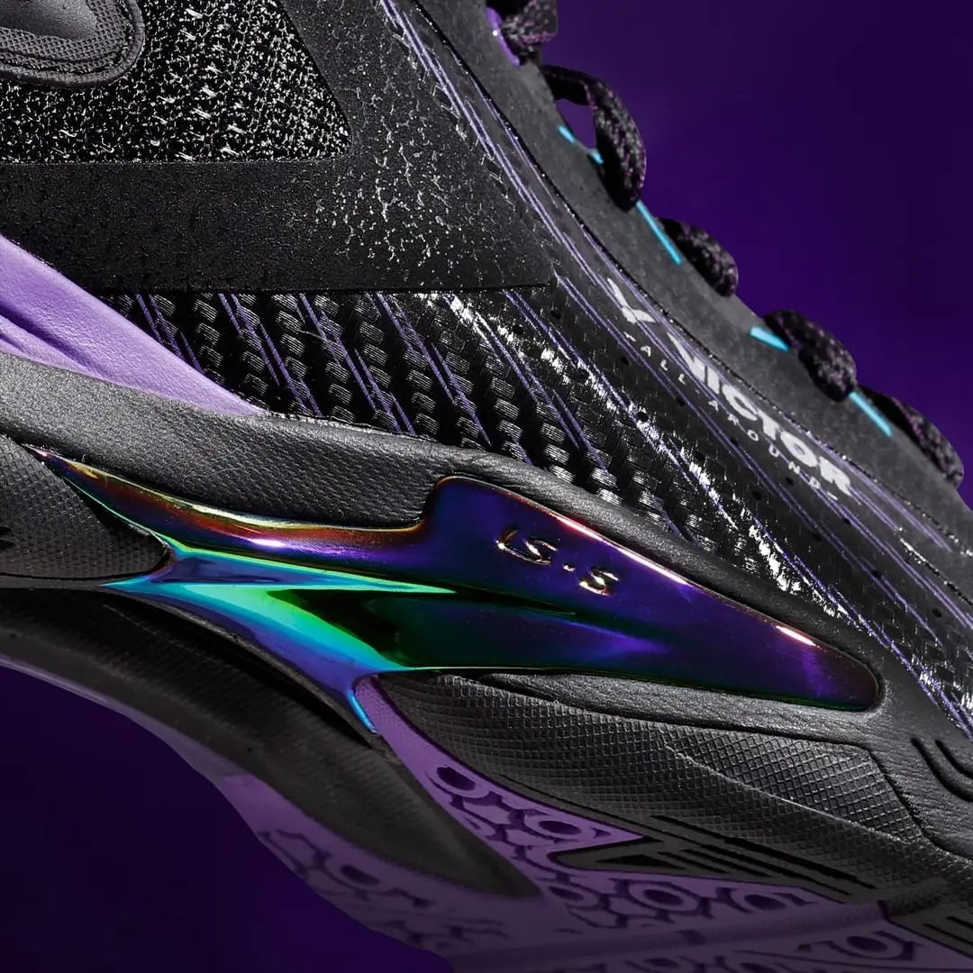 Victor x LZJ A970ACE C (Black/Purple) Close Up View Poster