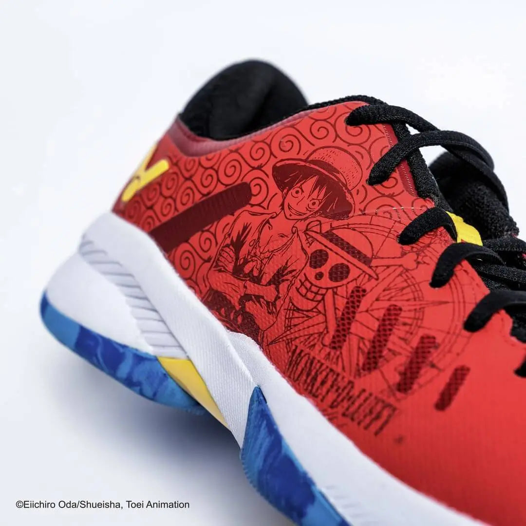 Victor x One Piece Luffy Shoes (A-OPL) Red Side Print View