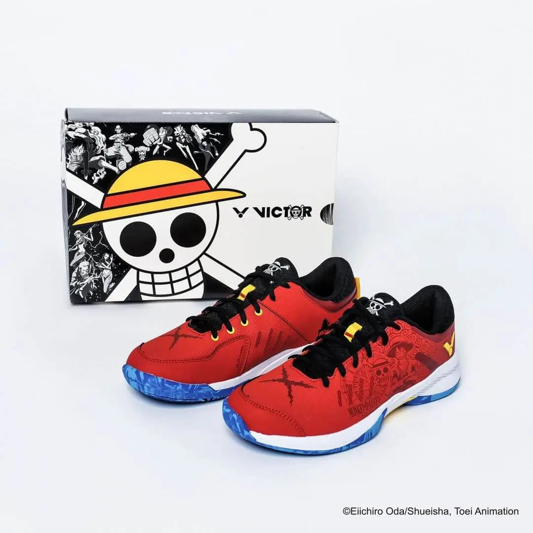 Victor x One Piece Luffy Shoes (A-OPL) Red With Box View