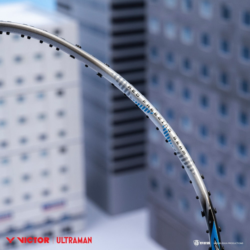 Victor x Ultraman AuraSpeed Alien Baltan Racket ARS-ALIENBALTAN-S (Glossy Silver) Side Frame View