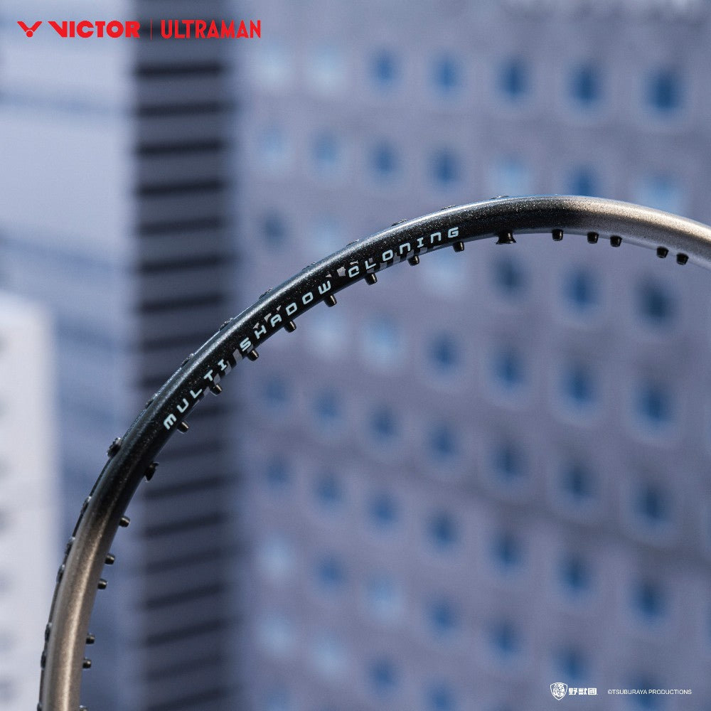 Victor x Ultraman AuraSpeed Alien Baltan Racket ARS-ALIENBALTAN-S (Glossy Silver) Top Frame View