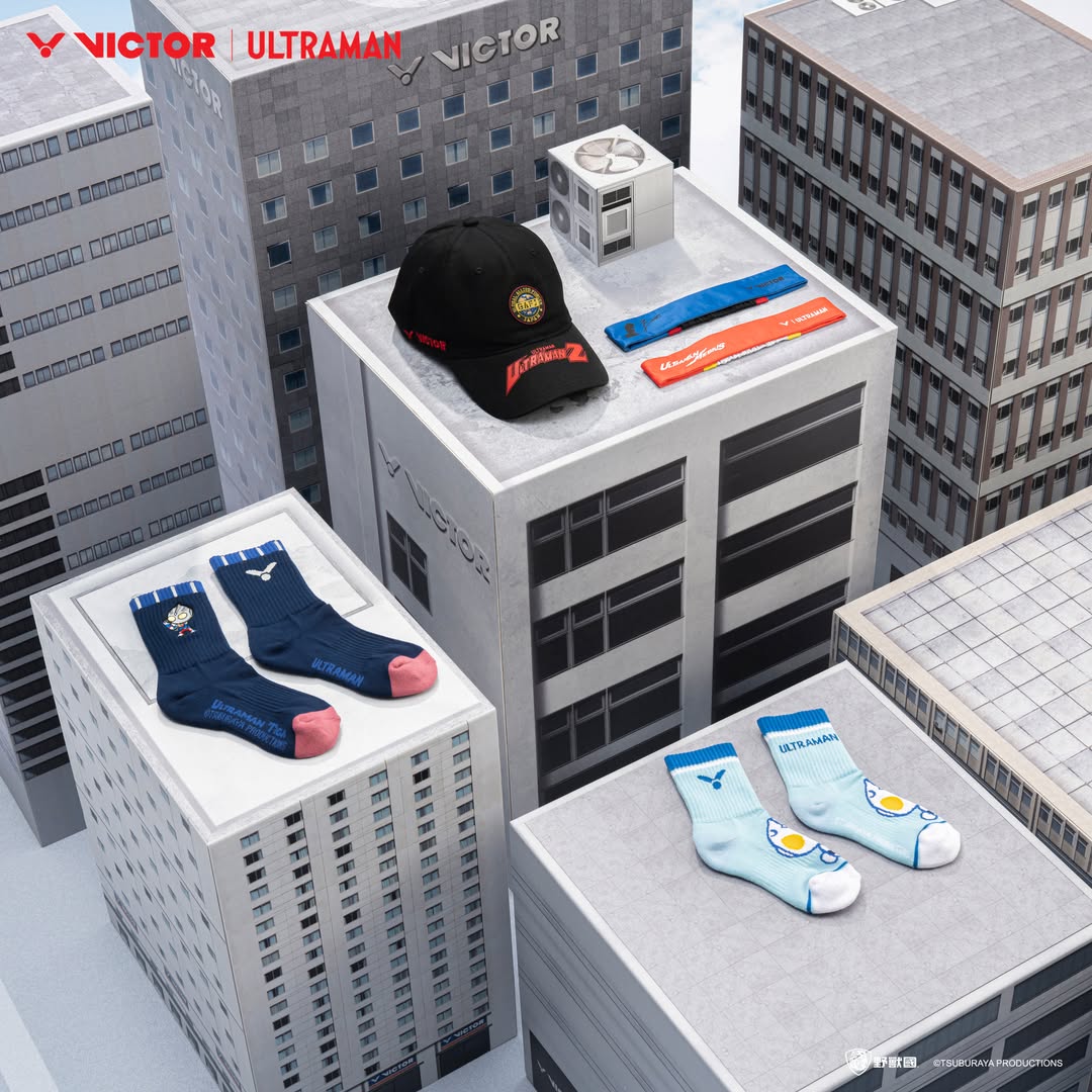 Victor x Ultraman Backpack BR5045UTM-AM (Bright White/Aquarius) Ultraman_Collection_Accessories