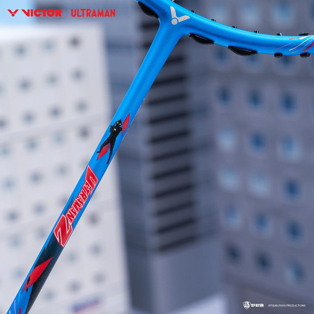 Victor x Ultraman Thruster K Ultraman Z Racket TK-ULTRAMANZ-F (Cloisonne Blue) Shaft View