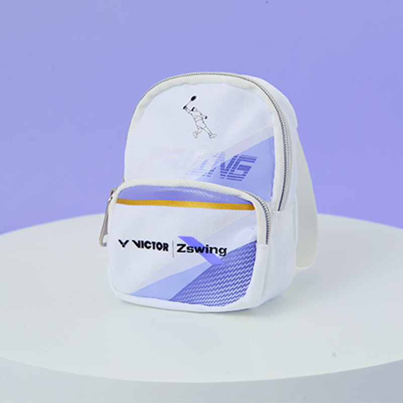 Victor x ZSW Collection 2.0 Bag Charm PG6038ZSW-AT (White/Pastel Lilac) (COMING SOON)