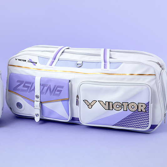 Victor x ZSW Collection 2.0 Rectangular Racket Bag BR5680ZSW-AT (White/Pastel Lilac) (COMING SOON)