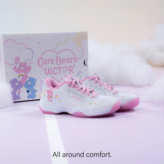 Victor x Care Bears Junior Court Shoes A-CBCJR AI (White/Pink)