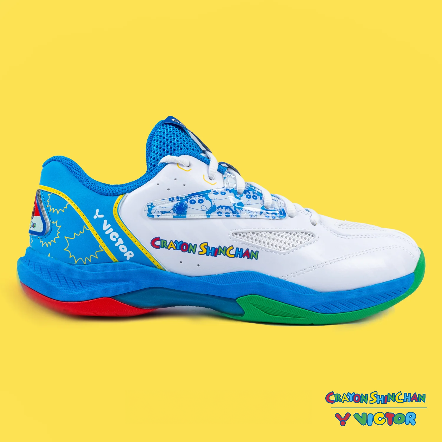 Victor x Crayon Shin Chan Badminton Wide Shoes A39CS AF (White/Blue)