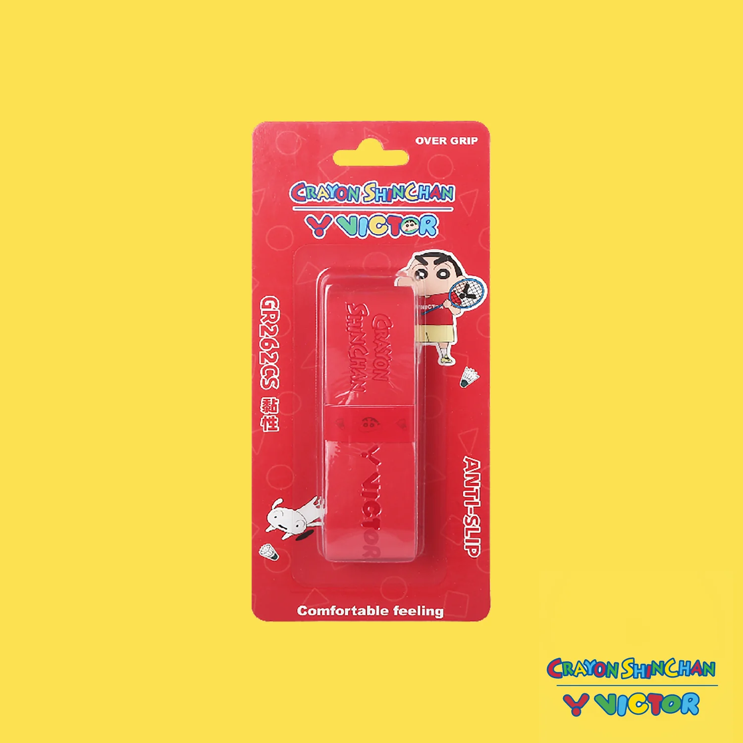 Victor x Crayon Shin Chan Overgrip Red GR262CS D