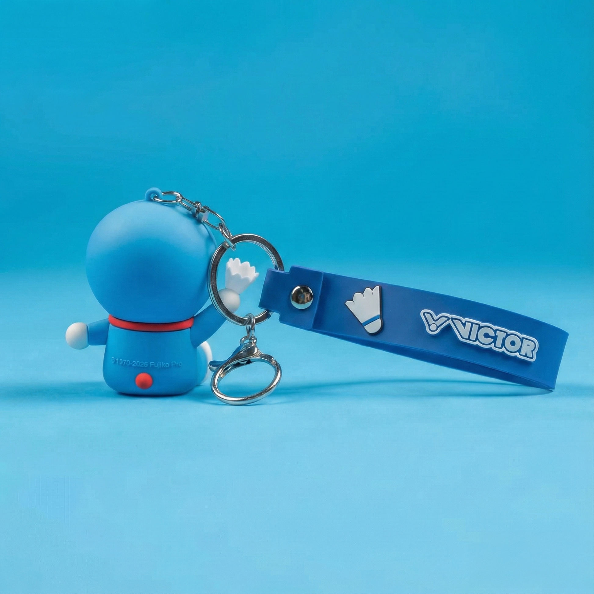 Victor x Doraemon Bag Charm PG6014DRM-FA (Hawaiian Blue/White)