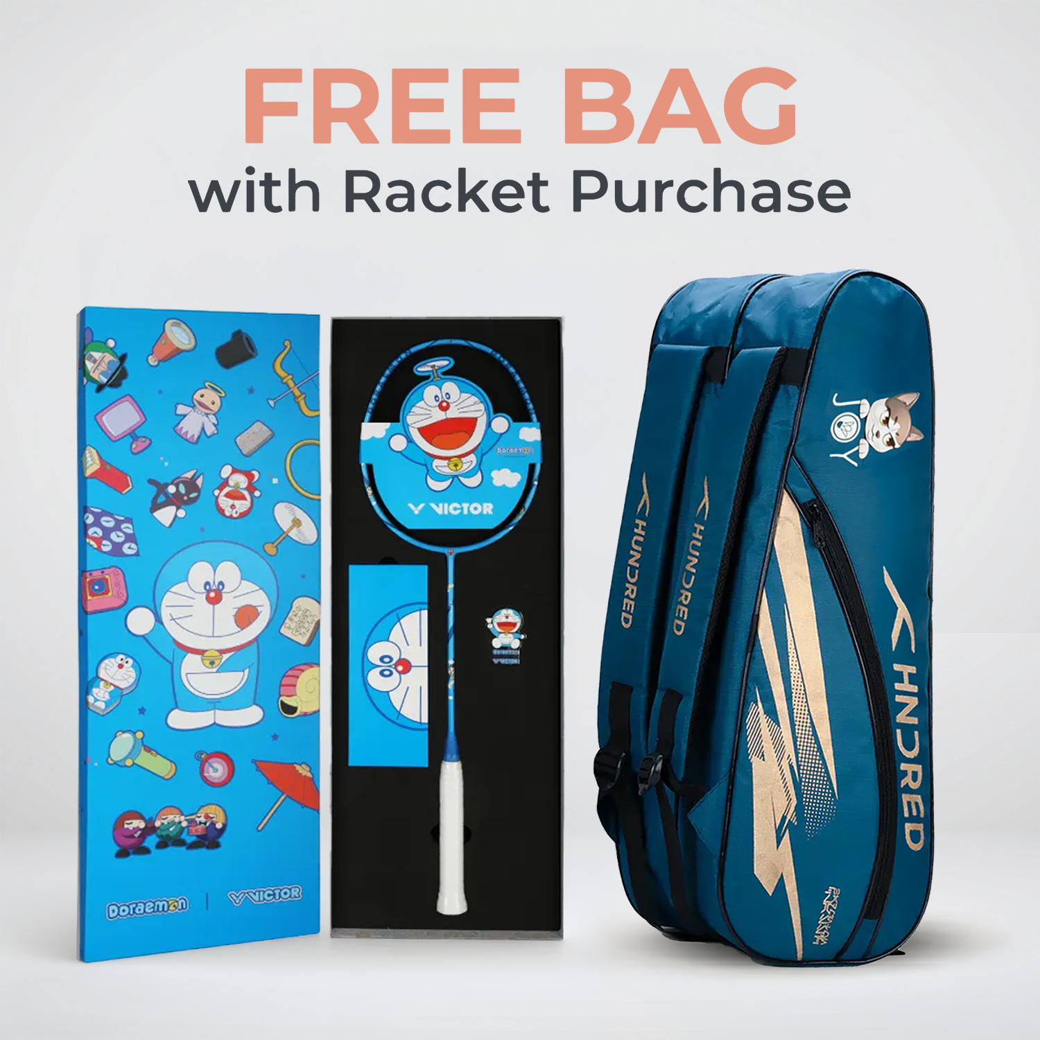 Victor x Doraemon Racket Gift Box (DX-DRM-GB)