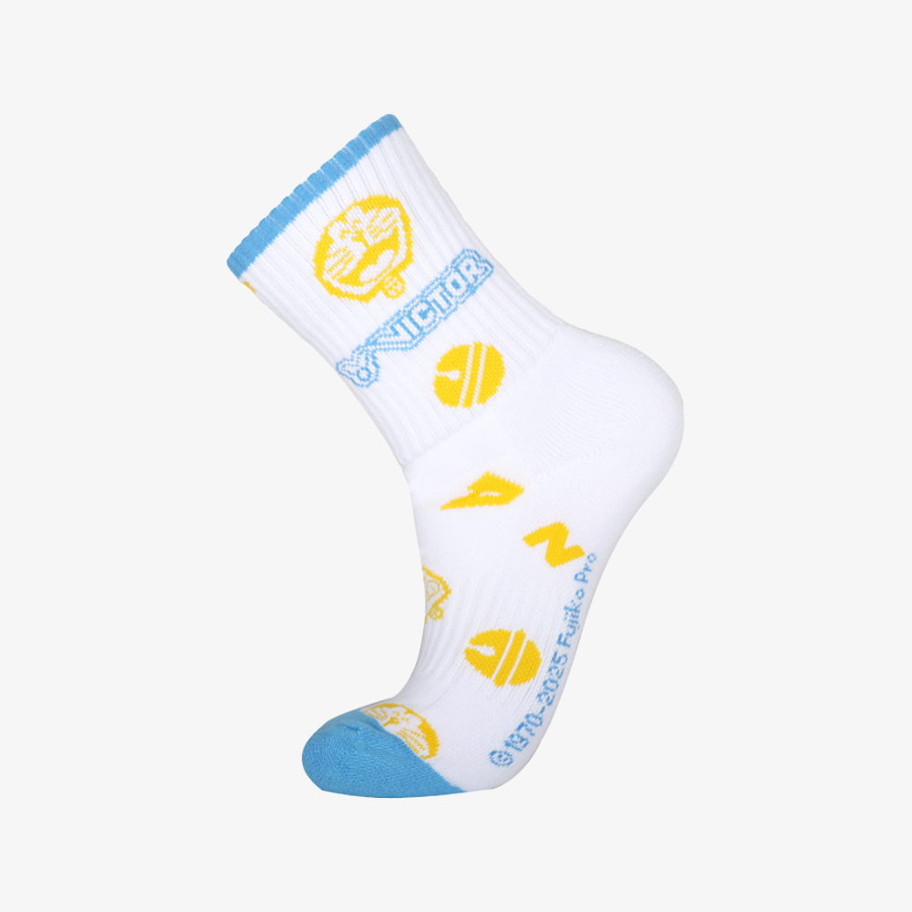 Victor x Doraemon Men's Sport Socks SK513DRM-E-L (Yellow)