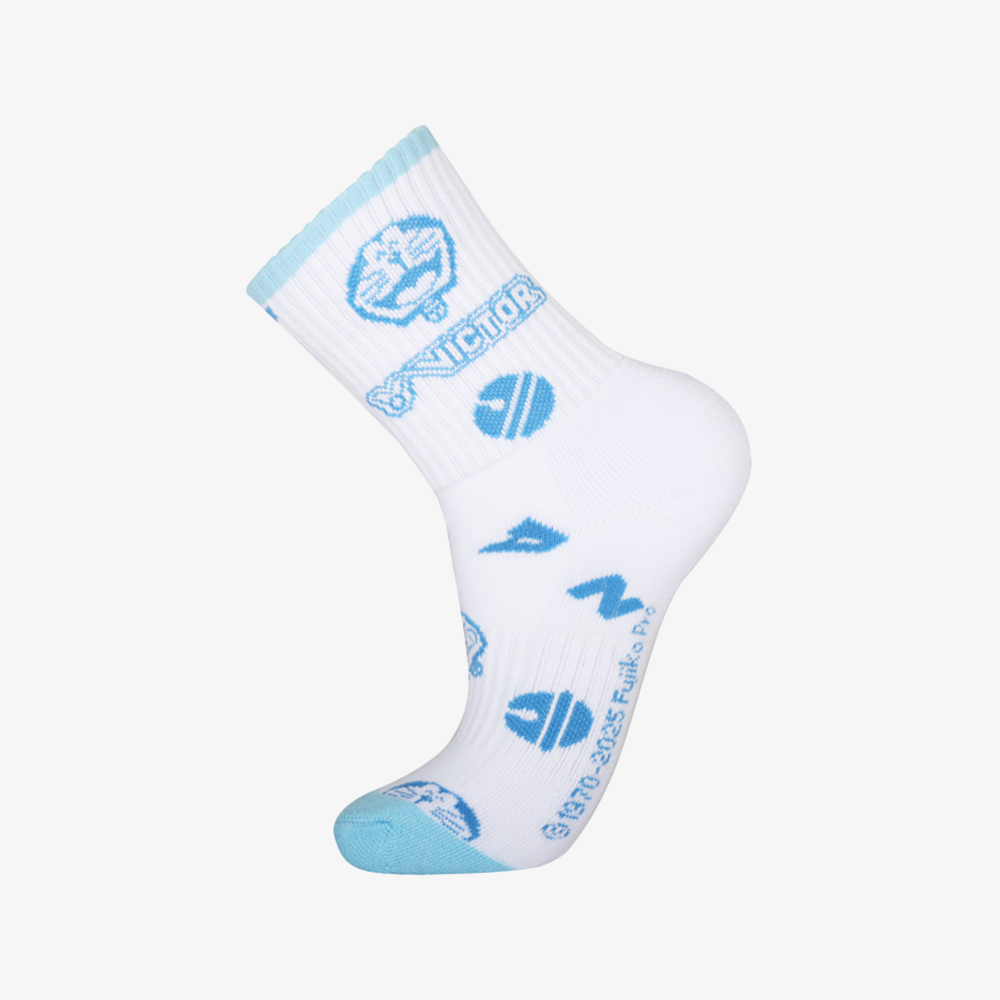 Victor x Doraemon Women's Sport Socks SK513DRM-M-M (Light Blue)