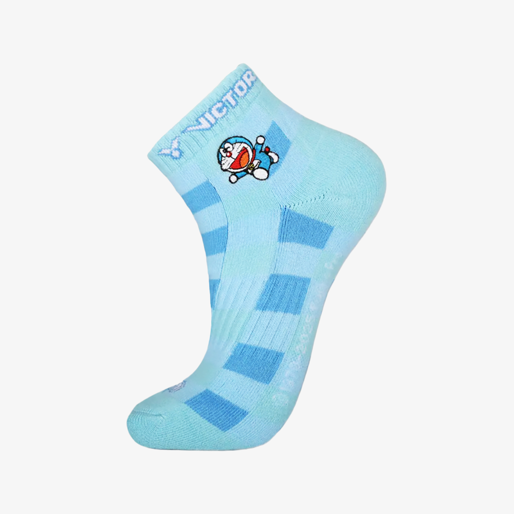Victor x Doraemon Men's Sport Socks SK514DRM-M-L (Light Blue)