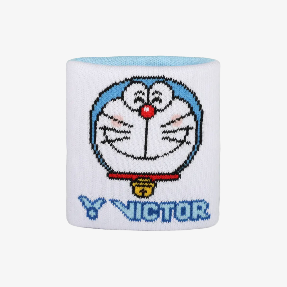 Victor x Doraemon Wristband SP507DRM-AM (White/Light Blue)