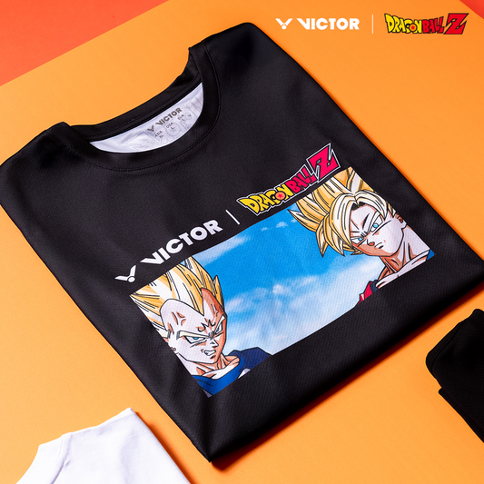 Victor x Dragon Ball Z Knitted T-Shirt T-501DBZ-C (Black)