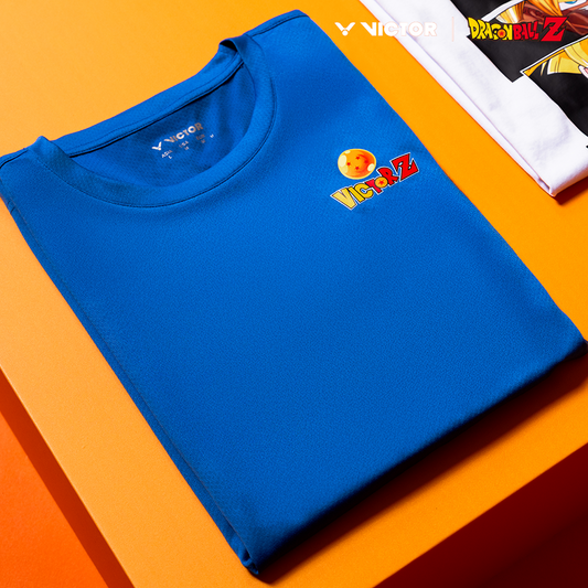 Victor x Dragon Ball Z Knitted T-Shirt T-504DBZ-F (Blue)