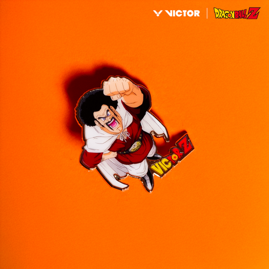 Victor x Dragon Ball Z Mr. Satan Badge PG4502DBZ-E (Yellow) (COMING SOON)