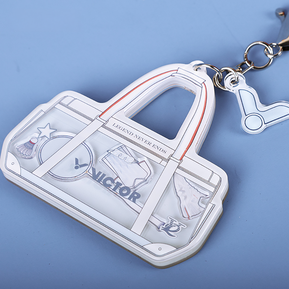 Victor x HYQ Collection 2.0 Bag Charm PG6041HYQ-A (Bright White) (COMING SOON)