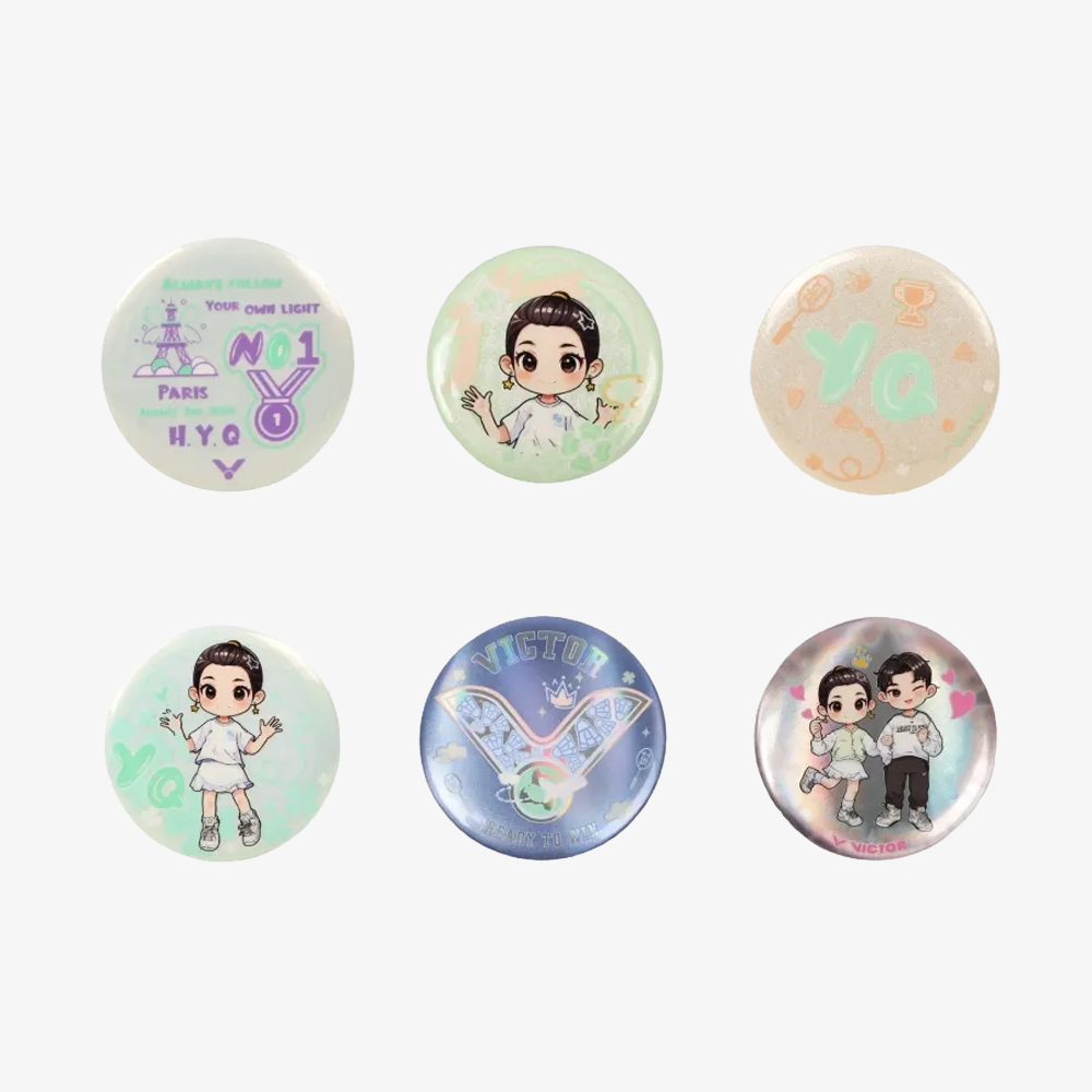 Victor x HYQ Collection Badge Set PG4018HYQ (Random Box) (COMING SOON)