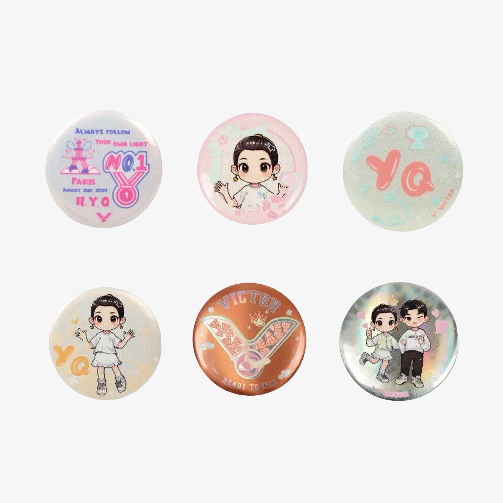 Victor x HYQ Collection Badge Set PG4018HYQ (Random Box) (COMING SOON)