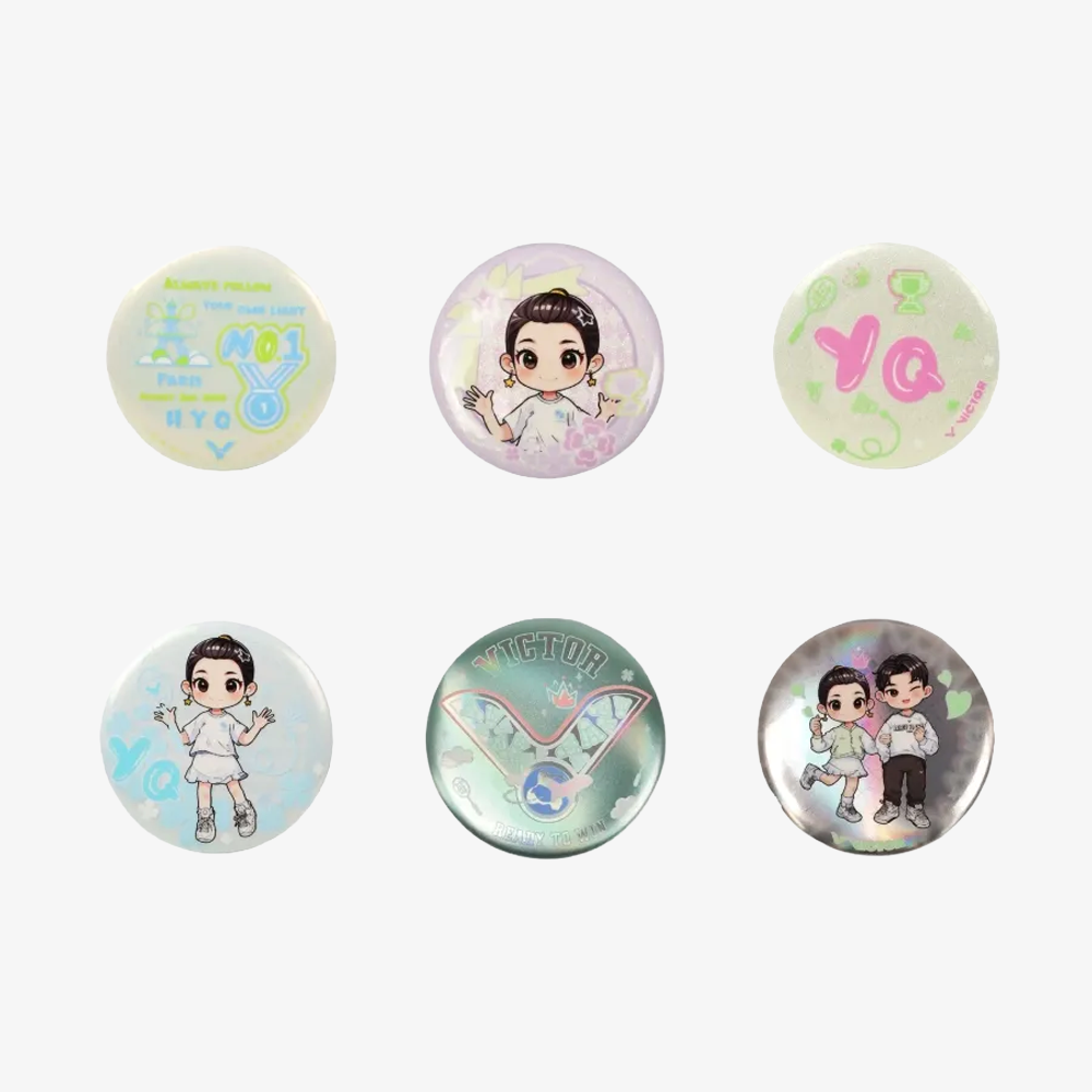 Victor x HYQ Collection Badge Set PG4018HYQ (Random Box) (COMING SOON)