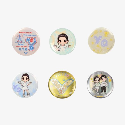 Victor x HYQ Collection Badge Set PG4018HYQ (Random Box) (COMING SOON)