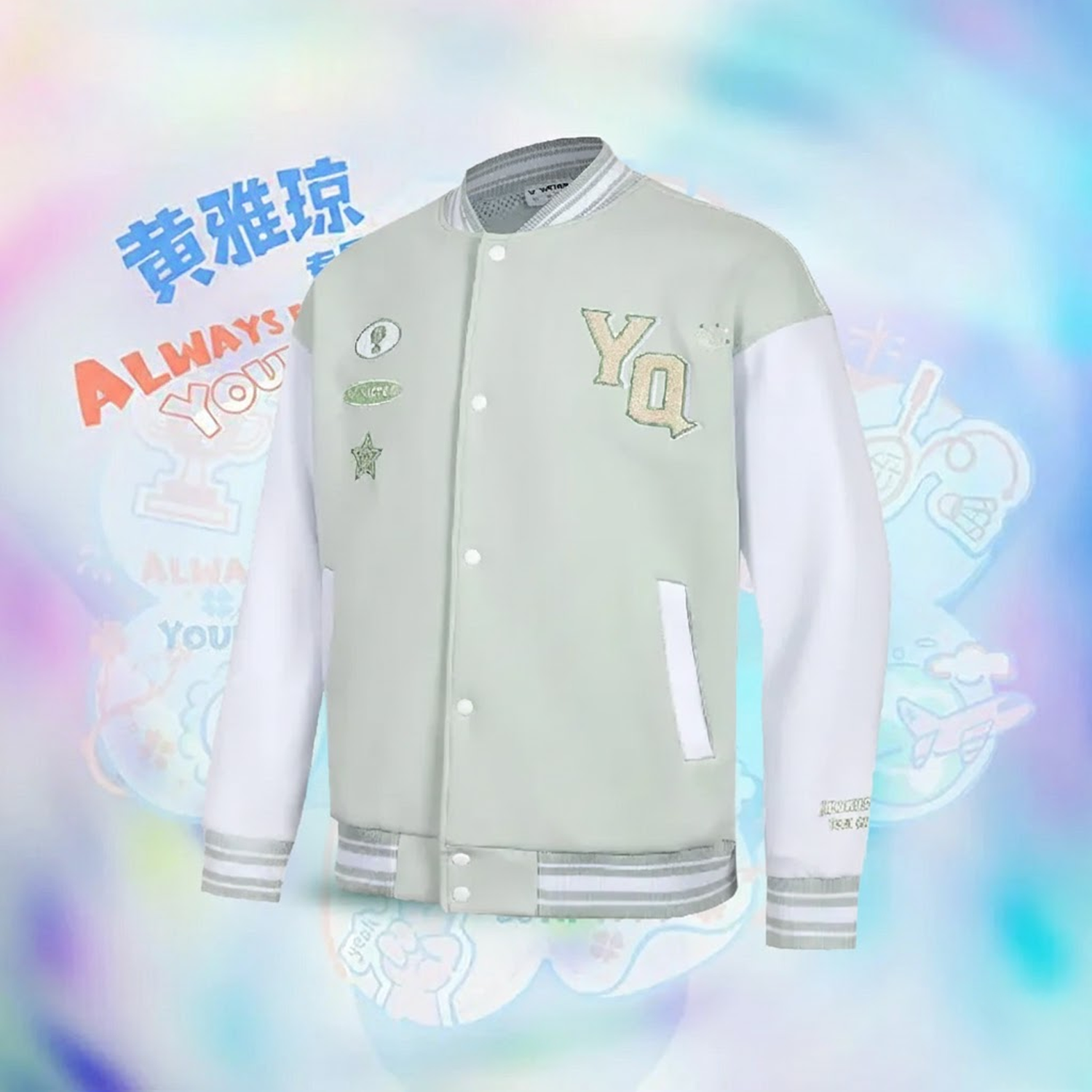 Victor x HYQ Collection Knitted Jacket J-503HYQ-R (Milky Green) (COMING SOON)