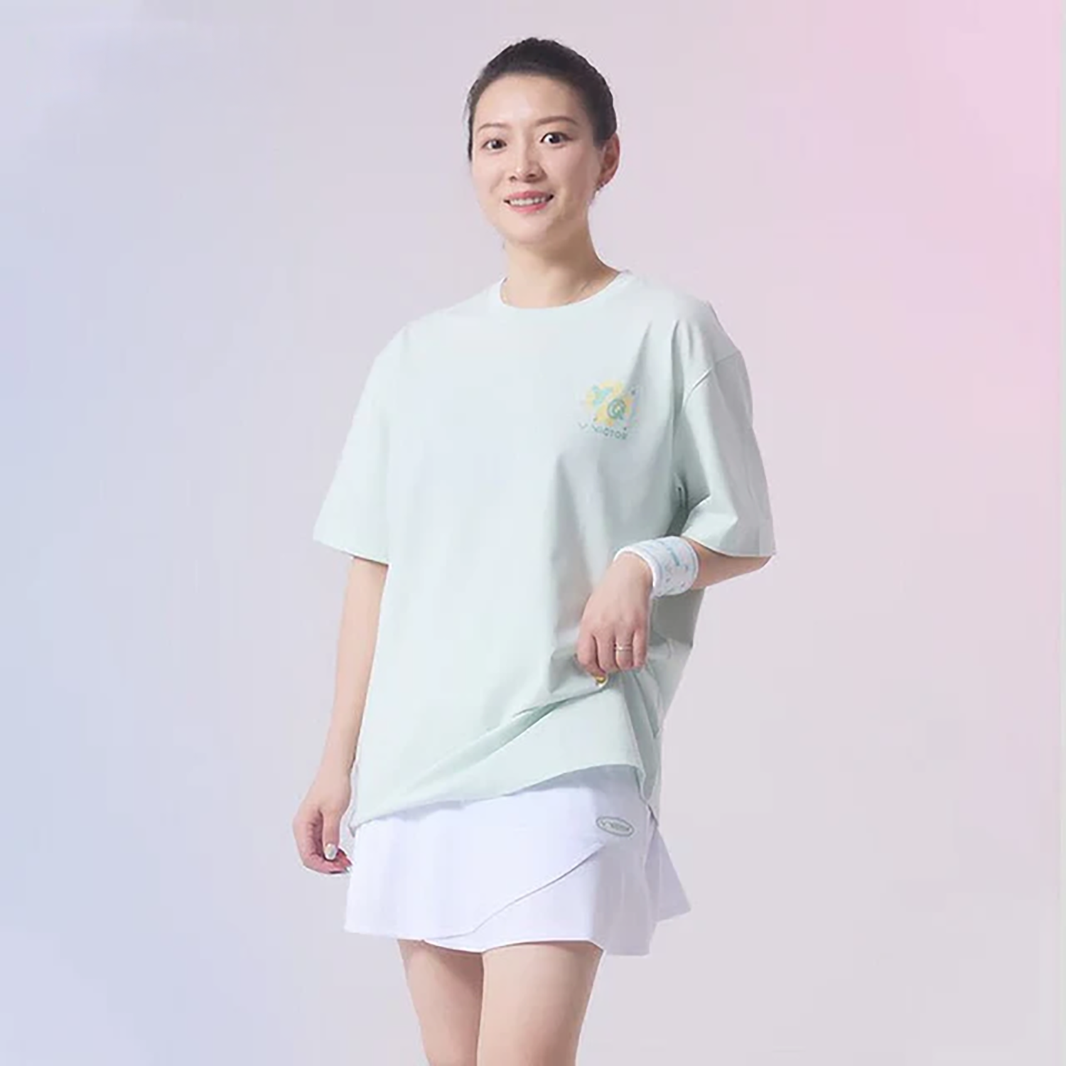 Victor x HYQ Collection Knitted Skirt K-502HYQ-A (Bright White) (COMING SOON)