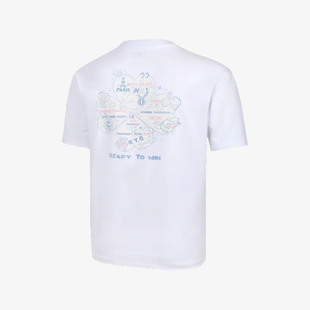 Victor x HYQ Collection Knitted T-shirt T-501HYQ-A (Bright White) (COMING SOON)